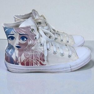 Converse Sneakers All Star High Top Disney’s Frozen Shoes Women’s 7 chuck taylor